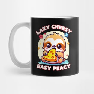 Lazy cheesy easy peacy cheese lover Mug